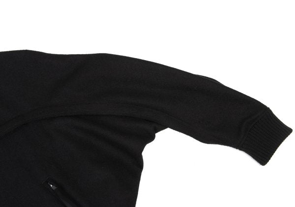 Ground Y Melton Wool Inside-Out Zip Jacket Black Size 3