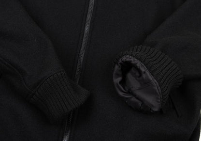 Ground Y Melton Wool Inside-Out Zip Jacket Black Size 3