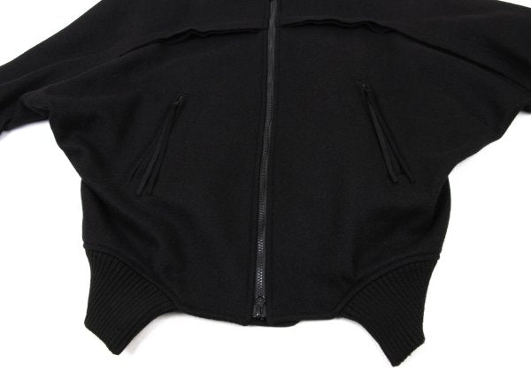 Ground Y Melton Wool Inside-Out Zip Jacket Black Size 3