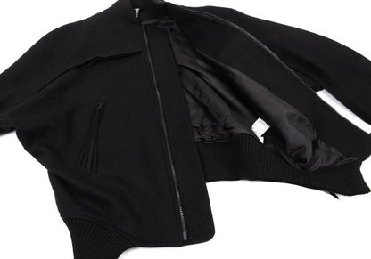 Ground Y Melton Wool Inside-Out Zip Jacket Black Size 3