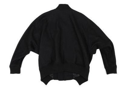 Ground Y Melton Wool Inside-Out Zip Jacket Black Size 3