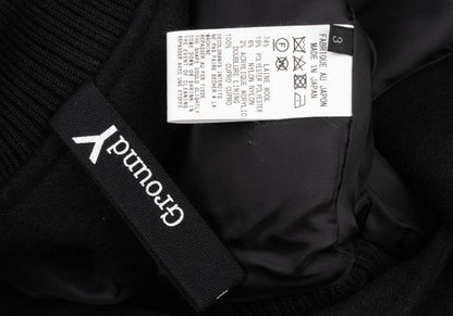 Ground Y Melton Wool Inside-Out Zip Jacket Black Size 3