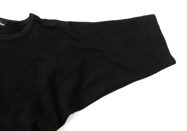COMME des GARCONS Cotton Y-Sleeve T-Shirt Black Size S