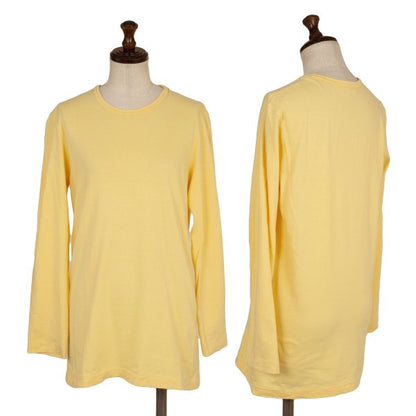 COMME des GARCONS Cotton Long Sleeve Top Yellow Size M