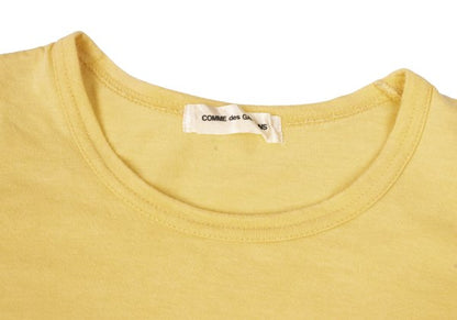 COMME des GARCONS Cotton Long Sleeve Top Yellow Size M