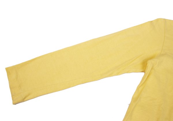 COMME des GARCONS Cotton Long Sleeve Top Yellow Size M