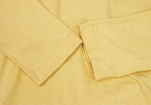 COMME des GARCONS Cotton Long Sleeve Top Yellow Size M