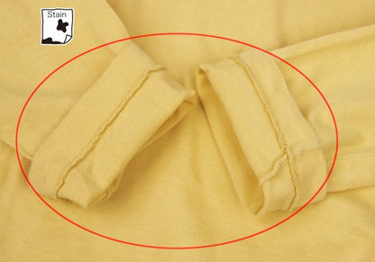 COMME des GARCONS Cotton Long Sleeve Top Yellow Size M
