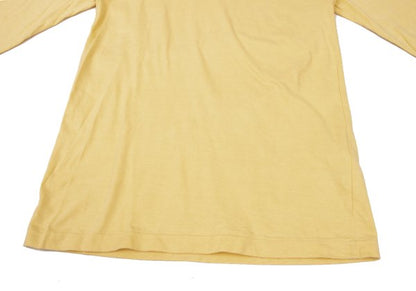 COMME des GARCONS Cotton Long Sleeve Top Yellow Size M
