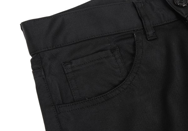 COMME des GARCONS Cotton Nylon Stretch Pants Black Size M