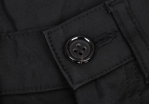 COMME des GARCONS Cotton Nylon Stretch Pants Black Size M