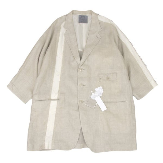 S'YTE Linen Panel Detail Jacket Beige Size 3