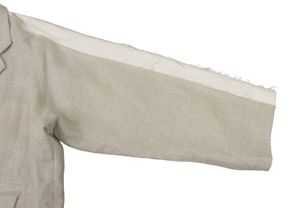 S'YTE Linen Panel Detail Jacket Beige Size 3