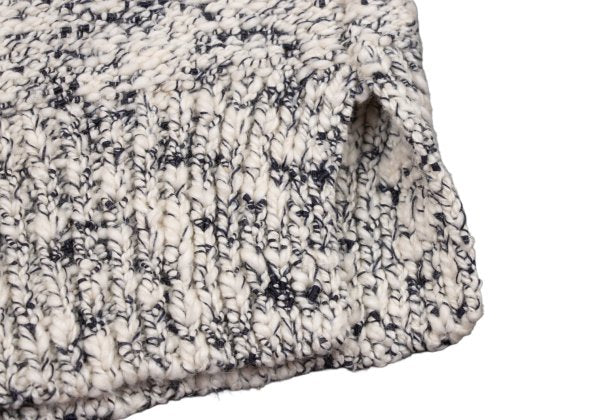 Theory Cotton Blend 3/4 Sleeve Knit Sweater White Size S