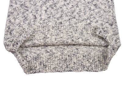 Theory Cotton Blend 3/4 Sleeve Knit Sweater White Size S