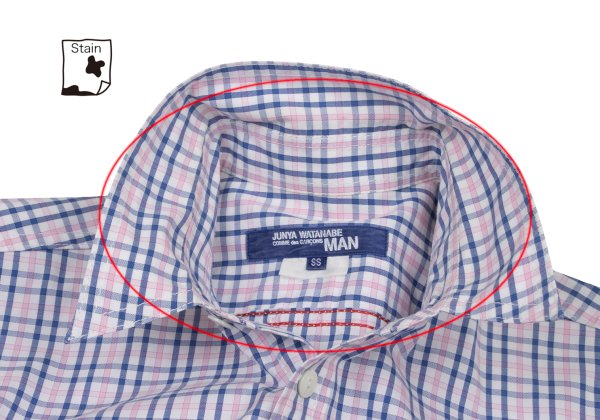 JUNYA WATANABE MAN COMME des GARCONS Check Shirt Size SS