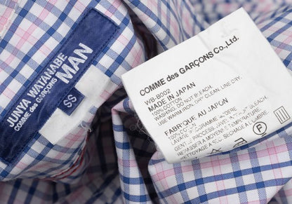 JUNYA WATANABE MAN COMME des GARCONS Check Shirt Size SS