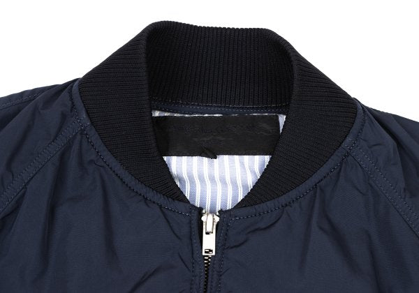 COMME des GARCONS HOMME Poly Stripe Zip Blouson Blue Size S