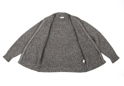 Papas Wool Marble Zip Knit Cardigan Gray Size L