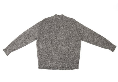 Papas Wool Marble Zip Knit Cardigan Gray Size L