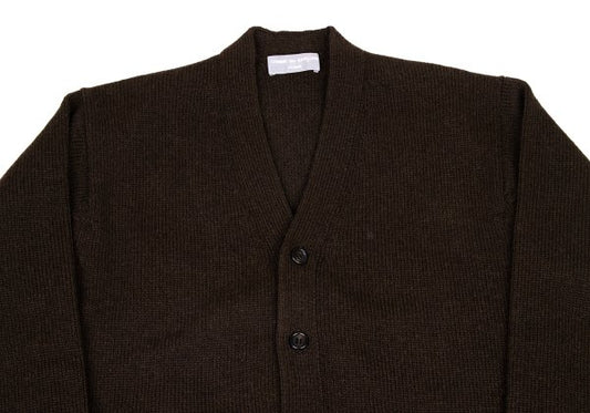 COMME des GARCONS HOMME Wool Low Gauge Cardigan Brown Size L