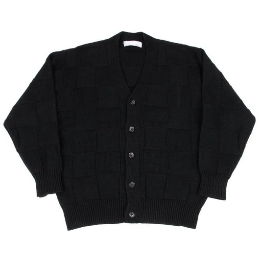 COMME des GARCONS HOMME 80s Wool Cardigan Black Size L
