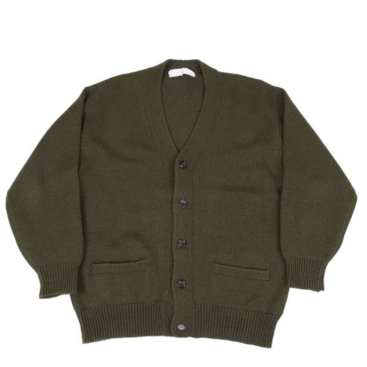 COMME des GARCONS HOMME Wool Low Gauge Cardigan Green Size L