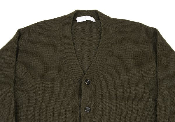 COMME des GARCONS HOMME Wool Low Gauge Cardigan Green Size L