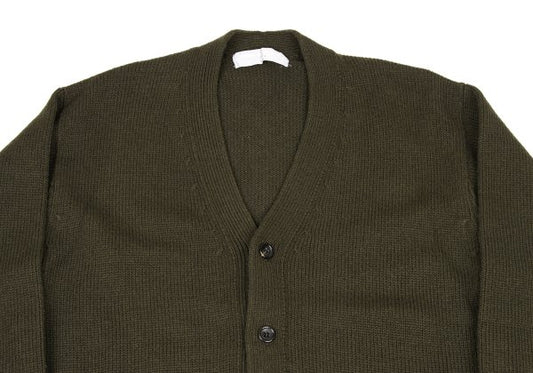 COMME des GARCONS HOMME Wool Low Gauge Cardigan Green Size L