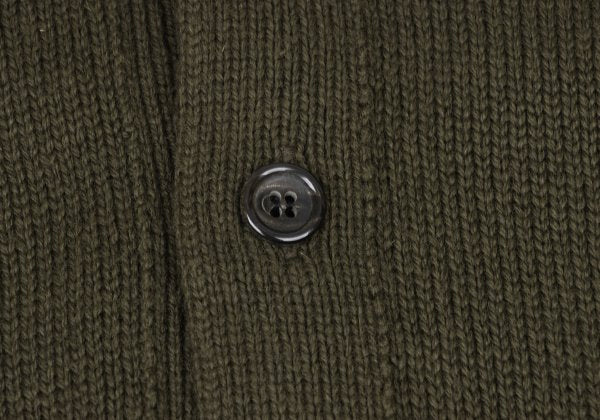 COMME des GARCONS HOMME Wool Low Gauge Cardigan Green Size L