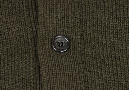 COMME des GARCONS HOMME Wool Low Gauge Cardigan Green Size L