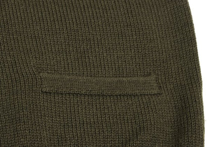 COMME des GARCONS HOMME Wool Low Gauge Cardigan Green Size L