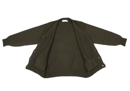 COMME des GARCONS HOMME Wool Low Gauge Cardigan Green Size L
