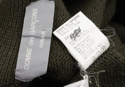 COMME des GARCONS HOMME Wool Low Gauge Cardigan Green Size L