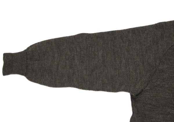 COMME des GARCONS HOMME Wool Colorful Sweater Brown Size L