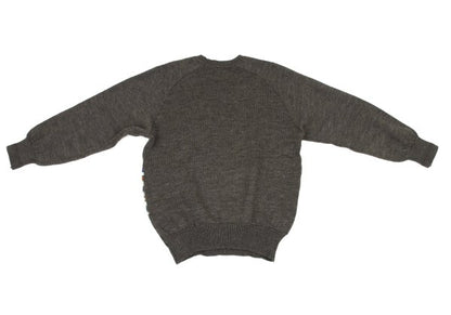 COMME des GARCONS HOMME Wool Colorful Sweater Brown Size L