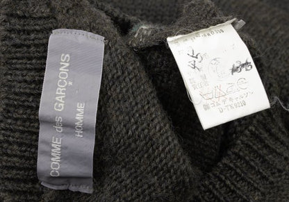 COMME des GARCONS HOMME Wool Colorful Sweater Brown Size L