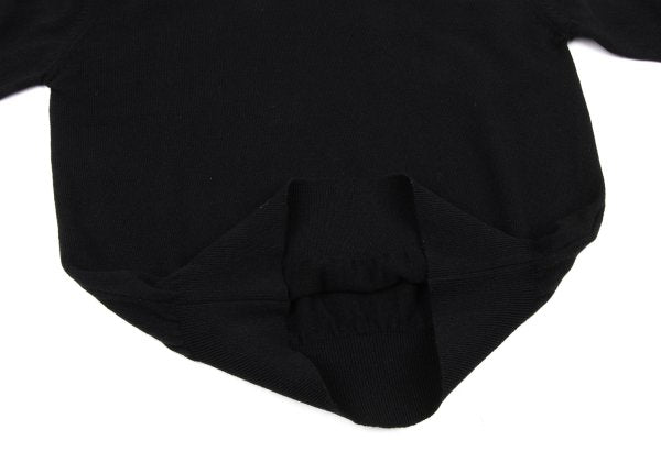 COMME des GARCONS HOMME Wool Blend V-Neck Knit Black Size L