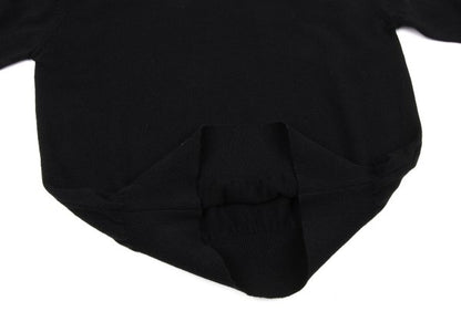 COMME des GARCONS HOMME Wool Blend V-Neck Knit Black Size L