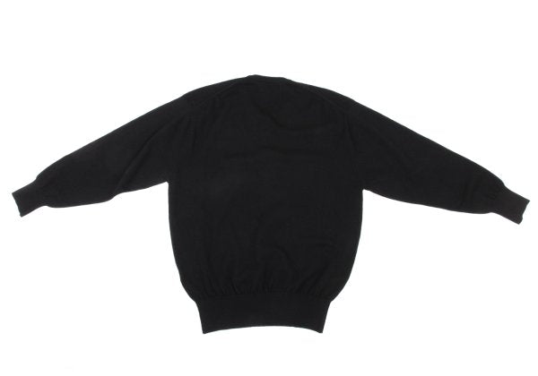 COMME des GARCONS HOMME Wool Blend V-Neck Knit Black Size L