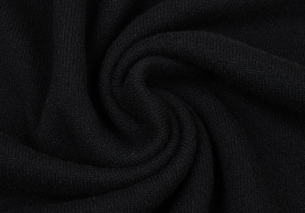 COMME des GARCONS HOMME Wool Blend V-Neck Knit Black Size L