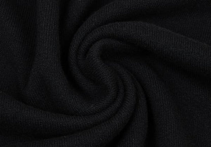 COMME des GARCONS HOMME Wool Blend V-Neck Knit Black Size L