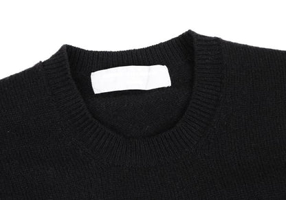 COMME des GARCONS HOMME Camel Blend Sweater Black Size L