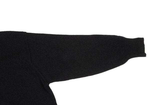 COMME des GARCONS HOMME Camel Blend Sweater Black Size L