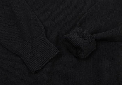 COMME des GARCONS HOMME Camel Blend Sweater Black Size L