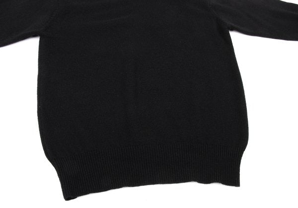 COMME des GARCONS HOMME Camel Blend Sweater Black Size L