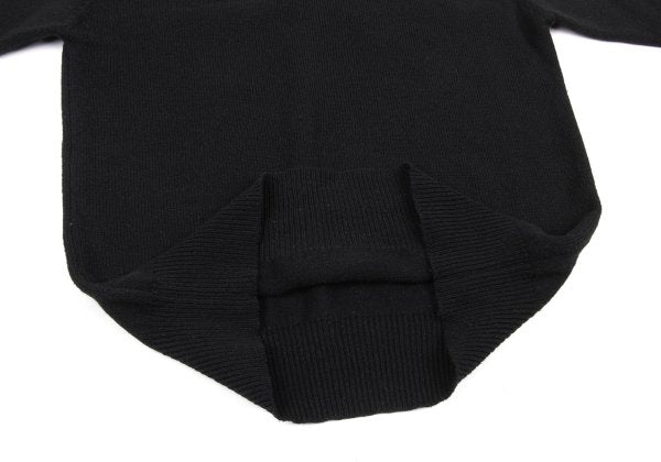 COMME des GARCONS HOMME Camel Blend Sweater Black Size L