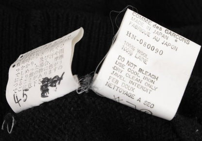 COMME des GARCONS HOMME Camel Blend Sweater Black Size L