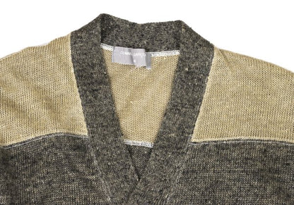 COMME des GARCONS HOMME Linen Bicolor Cardigan Beige Size L