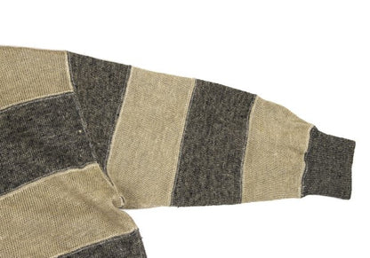 COMME des GARCONS HOMME Linen Bicolor Cardigan Beige Size L